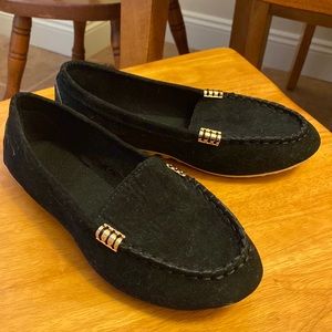 SHEIN Minimalist Metal Decor Flat Loafers Black/8.5 (40)